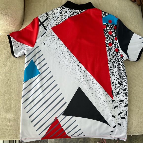 Black Pyramid Y2K Graphic Polo Shirt - Picture 5 of 5